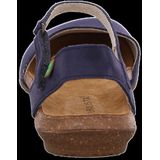 Sandalen - Effen - Leer/Suède - Klittenbandsluiting - Platte Hak