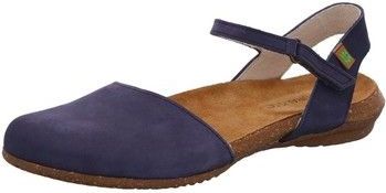 Sandalen - Effen - Leer/Suède - Klittenbandsluiting - Platte Hak