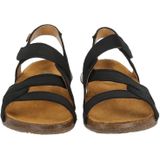 El Naturalista - 250791101005_001 Sandalen - Zwart - Leer - Plat - Klittenband