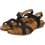 El Naturalista - 250791101005_001 Sandalen - Zwart - Leer - Plat - Klittenband