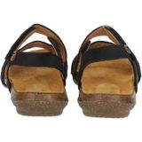 El Naturalista - 250791101005_001 Sandalen - Zwart - Leer - Plat - Klittenband