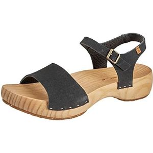 El Naturalista N5831 Skin Back Black/Shokun damessandalen, 38 EU
