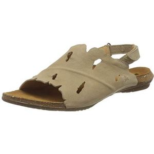 El Naturalista Dames N5068 Wakataua Peeptoe sandalen, Grijs Piedra Piedra, 38 EU