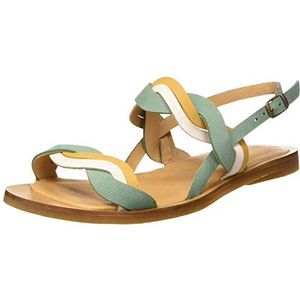 El Naturalista Tulip Peeptoe Sandalen voor dames, Meerkleurig Mint Mixed Mint Mixed, 36 EU