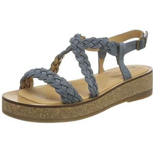 El Naturalista Tubend N5595 damessandalen met open teen, Blauw, 42 EU