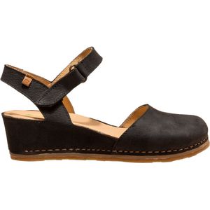 El Naturalista - Sandaaltje - Ruw Leer - Sleehak 5 cm - Rubber Zool