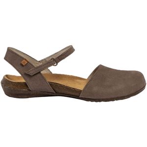 EL NATURALISTA Ballerina met riempjes  mokka