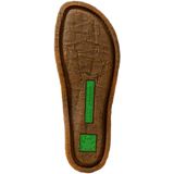 Sandalen - Color-Blocking - Glad Leer en Suède - Velcro Sluiting