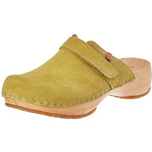 El Naturalista - Shokunin - Damessandalen - Honing - Rubberen Zool - Gerecycled Hout