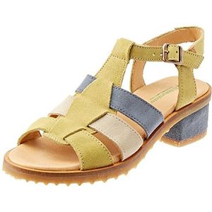 El Naturalista Sabal damessandalen met hak, Multi Herbal, 41 EU