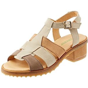 El Naturalista Sabal damessandalen met hak, Meerkleurige steen, 36 EU