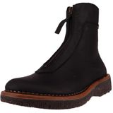 Kuitlaarzen - Zwart - Leer/Microvezel - Ritssluiting