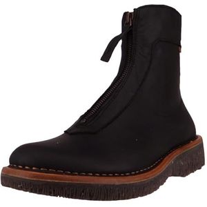 Kuitlaarzen - Zwart - Leer/Microvezel - Ritssluiting