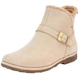 El Naturalista - 2547311ZZ005_020 - Leren Enkellaarsjes - Beige - Plat - 1 tot 3 cm