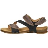 EL NATURALISTA Ballerina met riempjes 'Panglao'  zwart