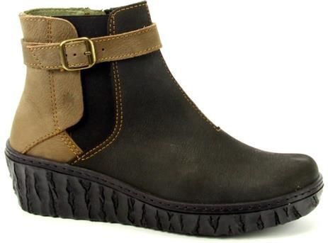 El Naturalista - N5133 - Enkellaarsjes - Black - Leer