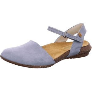 Merk - Sandaal - Effen - Leer - Velcro Sluiting - Sleehak