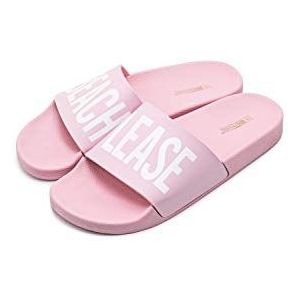 The White Brand Unisex Beach Please Peeptoe sandalen voor kinderen, roze, 29 EU