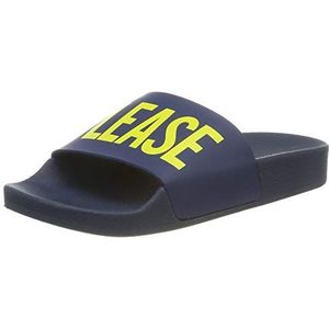 The White Brand Unisex Beach Please Peeptoe sandalen voor kinderen, blauw marineblauw, 31 EU
