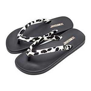 The White Brand Dames Wild Teenslippers, Mehrfarbig Cow Cow, 39 EU