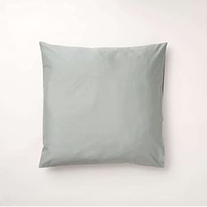 BELUM - Satijn kussensloop draaddichtheid 300 - Afmetingen: 80 x 80 cm - Kleur: Ultimate Grey | Zacht aanvoelende satijnen kussensloop en comfort bij het slapen in haar