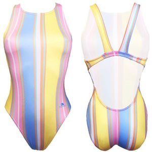 Turbo - Pastel Stripes - Zwemkleding - Geel - Vrouw