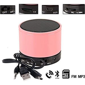 Silica DMK128PINK Mini Bluetooth luidspreker met licht roze
