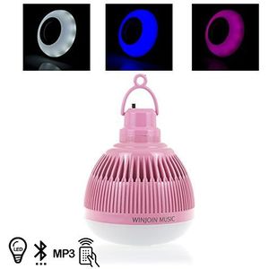 Silica dmt124pink - luidspreker Bluetooth lamp LED L3S, roze