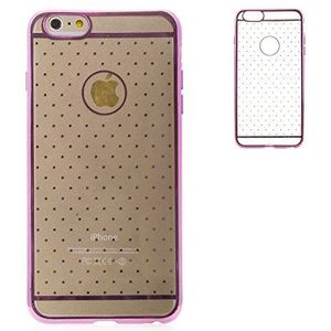 Silica DMU010PINK siliconen hoes voor Apple iPhone 6 Plus roze