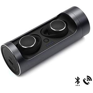 DAM Stereo BS01 in-ear bluetooth hoofdtelefoon met 450 mAh laadstation