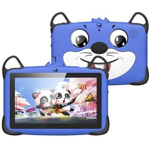 DAM Tablet voor kinderen K717 WiFi, besturingssysteem Android 7, 17,8 cm (7 inch) display, 1024 x 600 pixels, MTK Dual Core 1 GB RAM + 8 GB, dual-camera, kleur: blauw