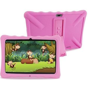 DAM Tablet voor kinderen, wifi, besturingssysteem Android 10 met IWAWA, display 10,1 inch, 1280 x 800 pixels, SC7731E, arm Cortex™-A7 Quad-Core, 1,3 GHz, 2 GB RAM + 32 GB, dual camera, beschermhoes,
