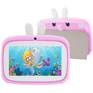 BigBuy Tech Interactieve tablet voor kinderen, A133, roze, 32 GB, 2 GB RAM, 17,8 cm (7 inch)