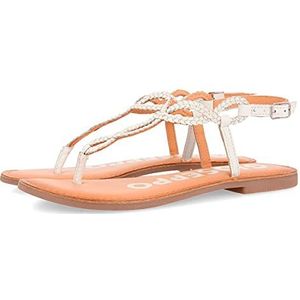 GIOSEPPO Fyffe sandalen met open teen voor dames, Blanco, 39 EU