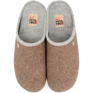 Hot Potatoes - Labinsk 60742 - Pantoffels - Bruin - Textiel