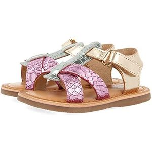 Gioseppo Platte sandalen voor meisjes, goud, 21 EU