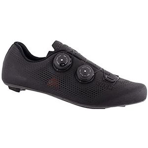 LUCK Perseo Racefietsschoenen voor dames en heren, carbon zool, dubbele draaisluiting, schoenen voor racefiets, Blanco Y Gris, 42 EU