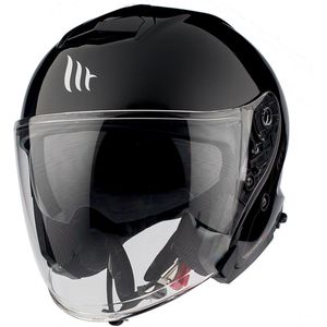 MT Thunder 3 SV Jet helm glans zwart XS