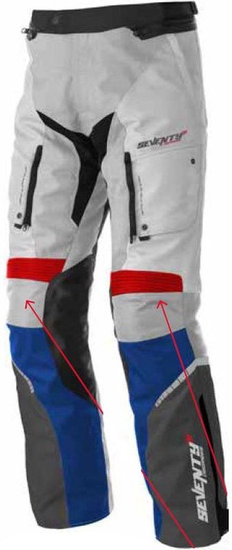 Seventy Degrees - Sd-pt3 - Broek - Wit - Drielagige Tourbroek - 100% Waterdicht