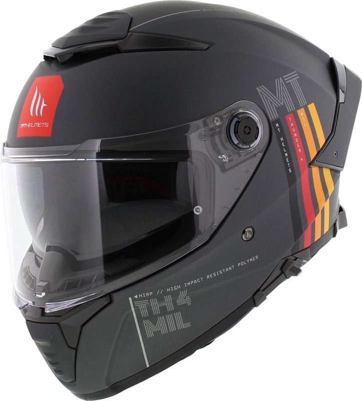 MT - Thunder 4 SV - Integraal Helm - Mil Mat Grijs