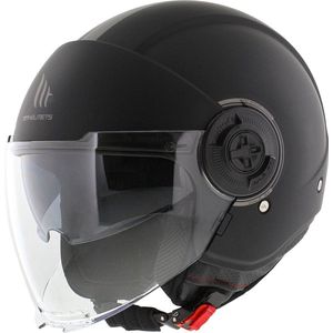 MT Helmets - Viale SV S - Open Face Helm - Zwart - Kunststof