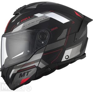 MT Helmets - Atom 2 SV Bast - Motorhelm - Zwart - Kunststof