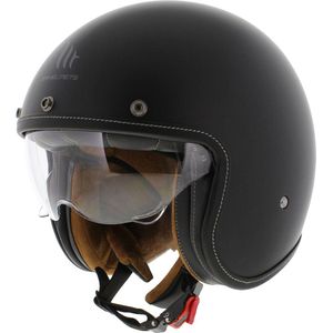 MT Helmets - Le Mans 2 SV S - Open Helm - Zwart - Kunststof