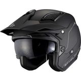 MT Helmets - District SV S - Open Helm - Zwart - Thermoplastisch Materiaal