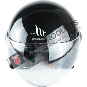 MT - Street S - Scooterhelm - Glans Zwart - XL