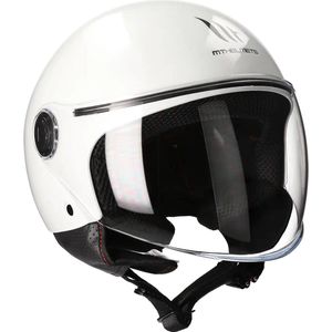 MT - Street - Jethelm - Mat Zwart - Thermoplastic Buitenschaal