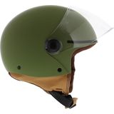 MT Helmets - Street S - Open Helm - Matt Green - Hoogwaardige Helm