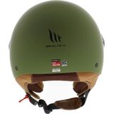 MT Helmets - Street S - Open Face Helm - Matt Groen - Polycarbonaat