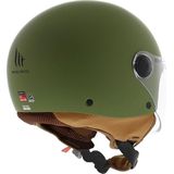 MT Helmets - Street S - Open Face Helm - Matt Groen - Polycarbonaat