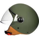 MT Helmets - Street S - Open Face Helm - Matt Groen - Polycarbonaat